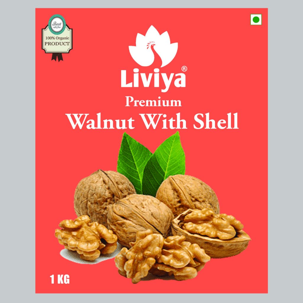 Walnut with shell 1 Kg front